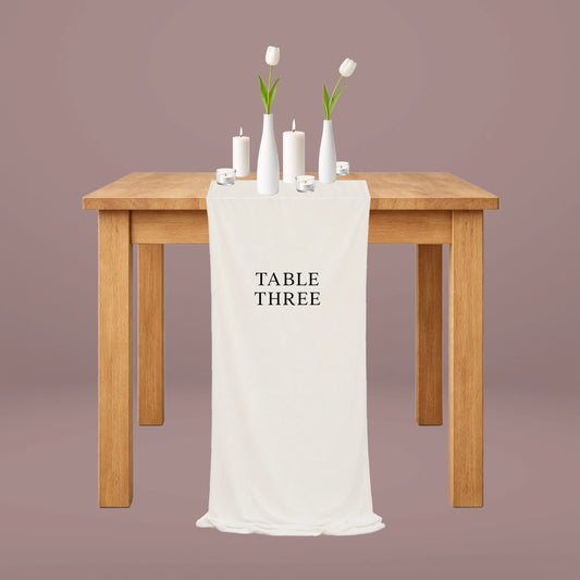Fabric Table Numbers - Flora