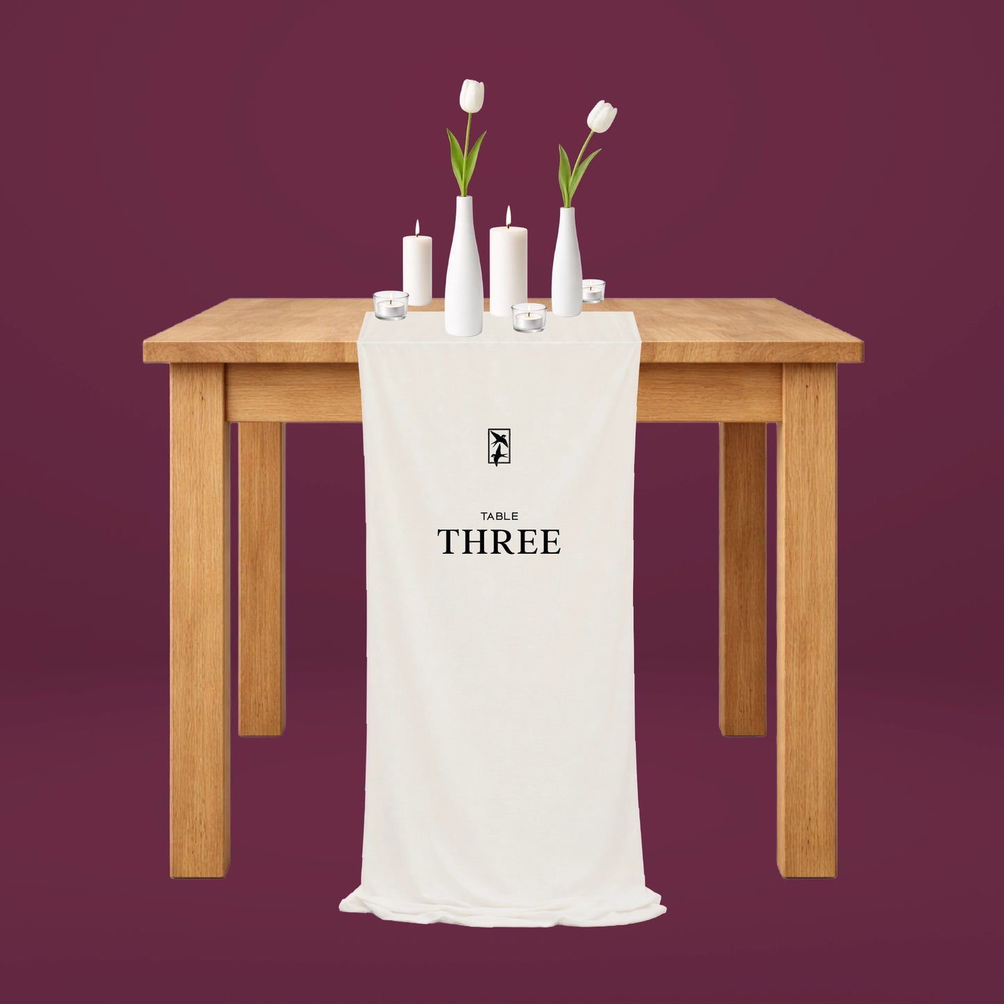 Fabric Table Numbers - Ever After