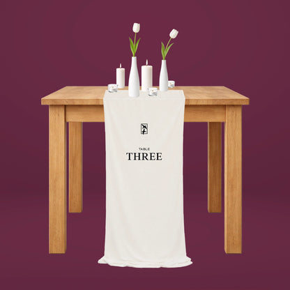 Fabric Table Numbers - Ever After