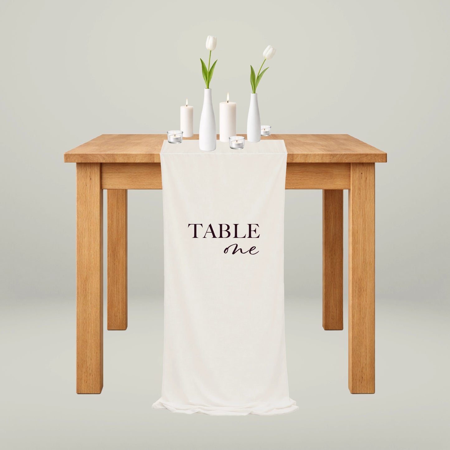 Fabric Table Numbers - Forever