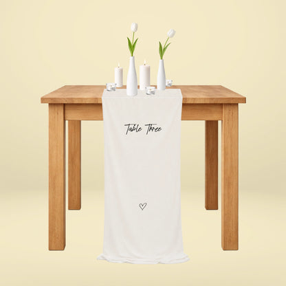 Fabric Table Numbers - Limoncello