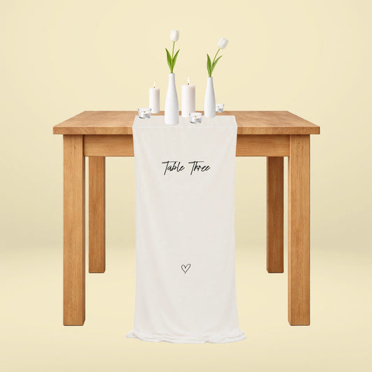 Fabric Table Numbers - Limoncello
