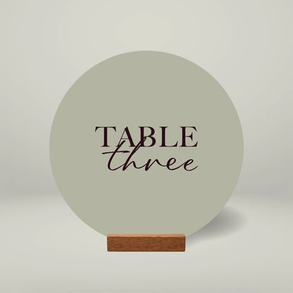 Table Numbers - Forever