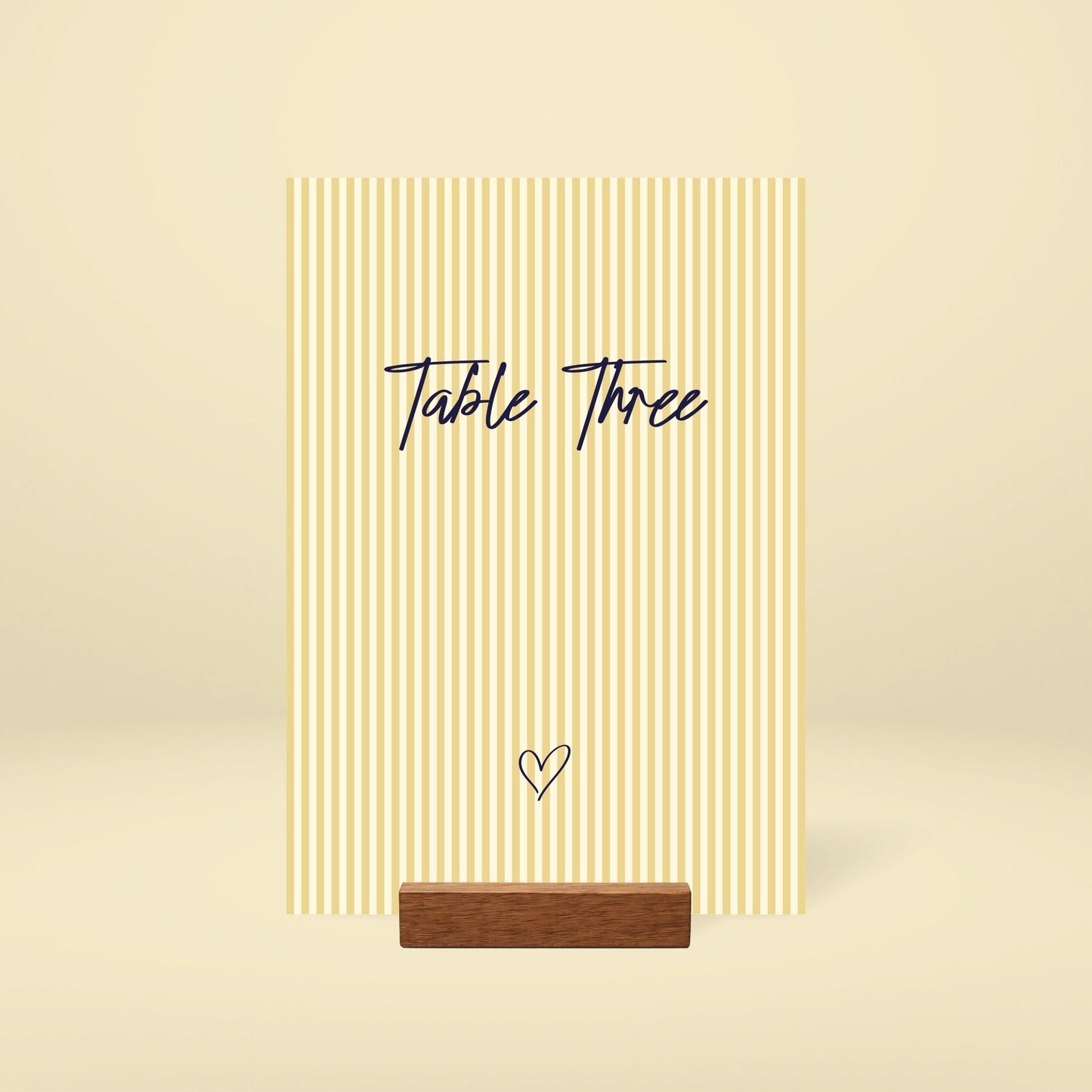 Table Numbers - Limoncello