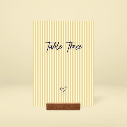 Table Numbers - Limoncello