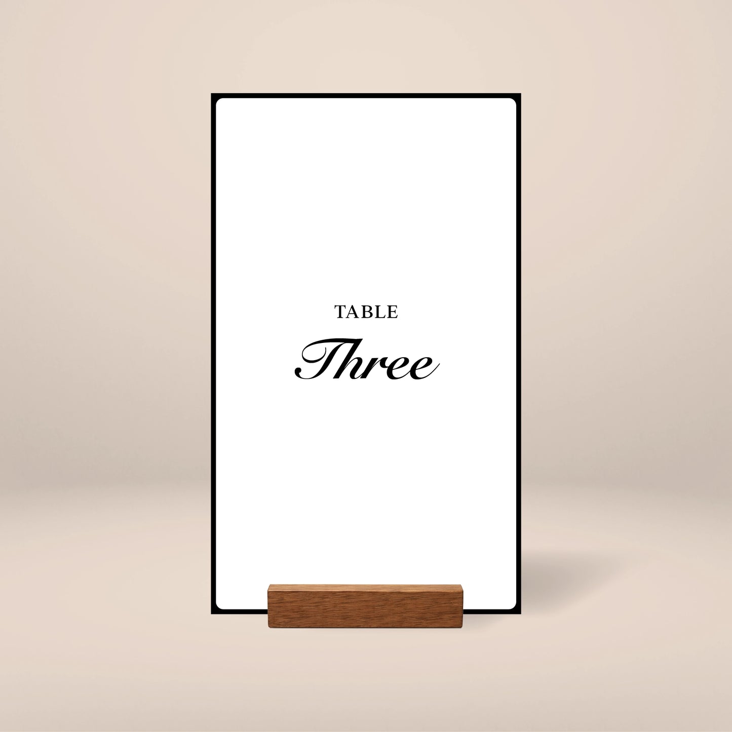 Table Numbers - Solae
