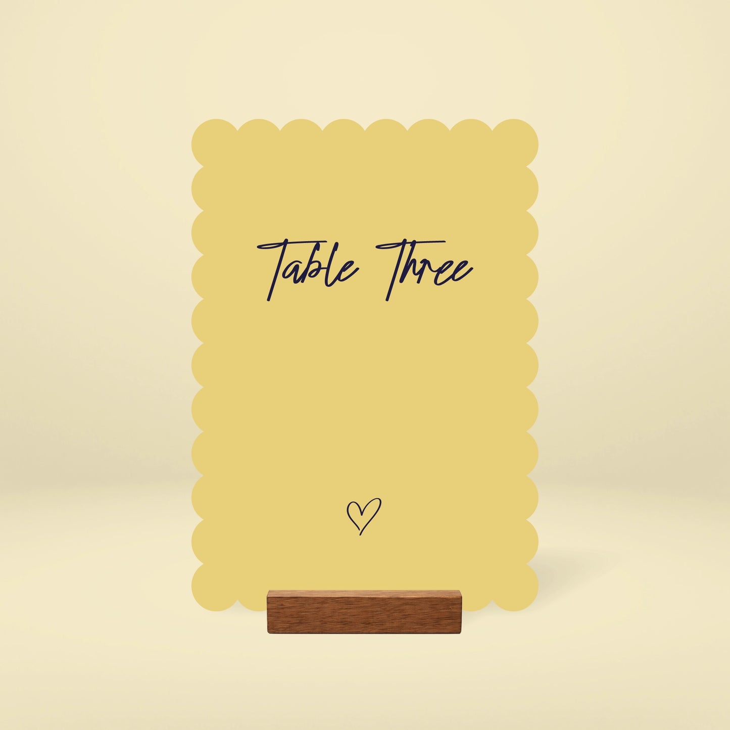 Table Numbers - Limoncello