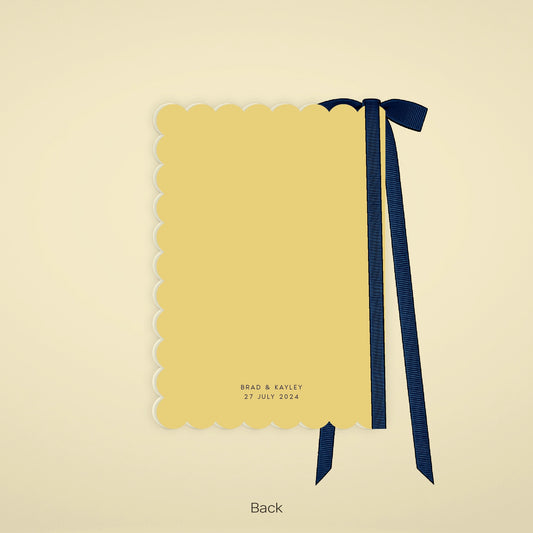 Vow Booklet - Limoncello
