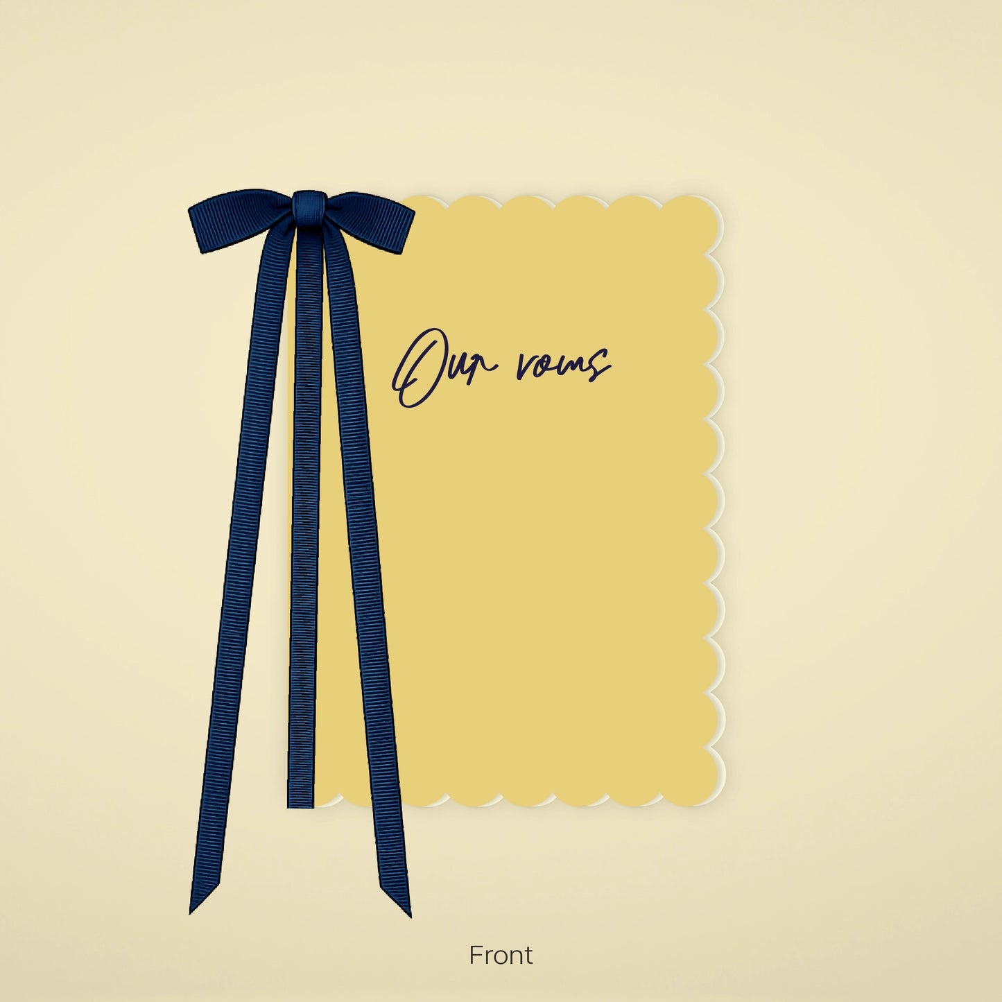 Vow Booklet - Limoncello