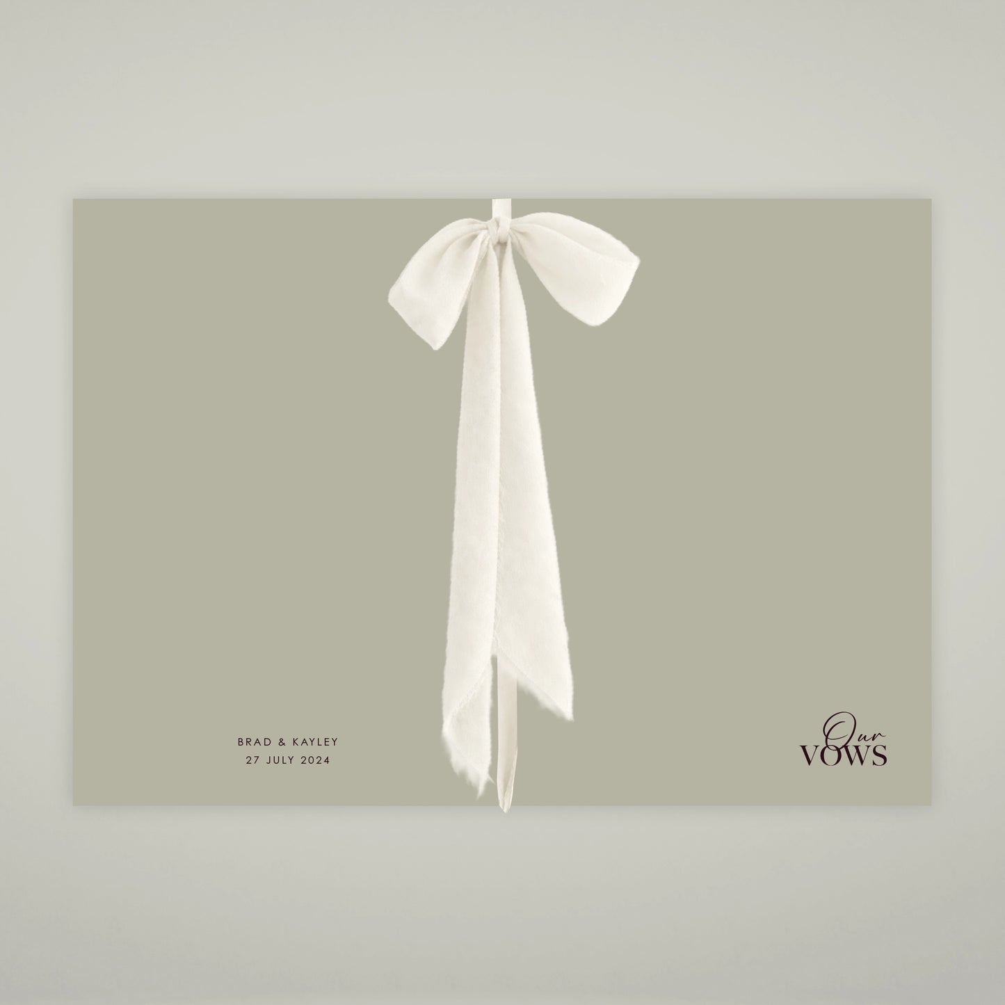 Vow Booklet - Forever