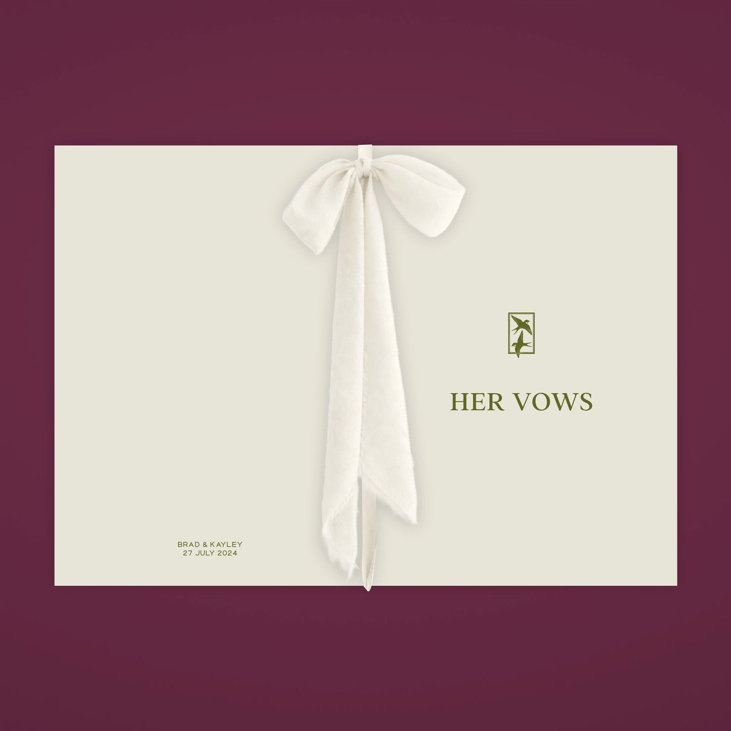 Vow Booklet - Ever After