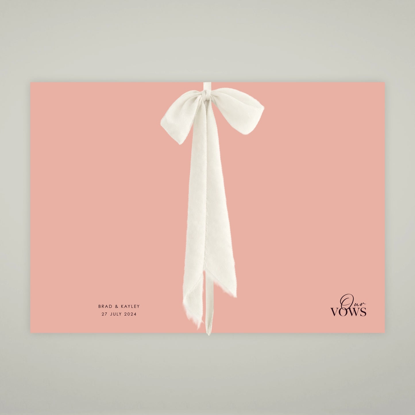 Vow Booklet - Forever