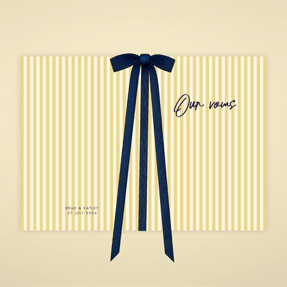 Vow Booklet - Limoncello
