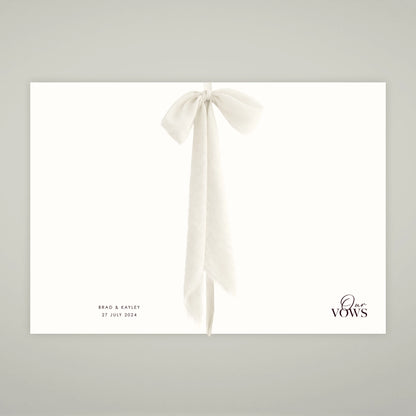 Vow Booklet - Forever
