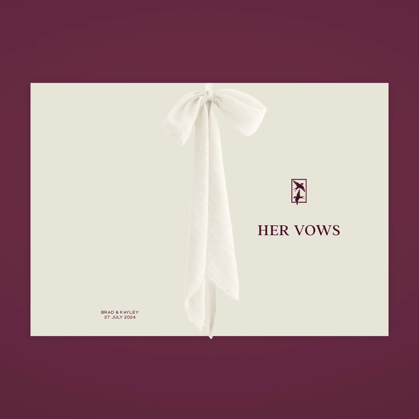 Vow Booklet - Ever After