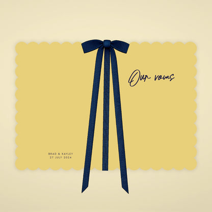 Vow Booklet - Limoncello