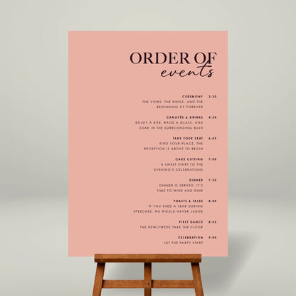 Wedding Day Timeline - Forever