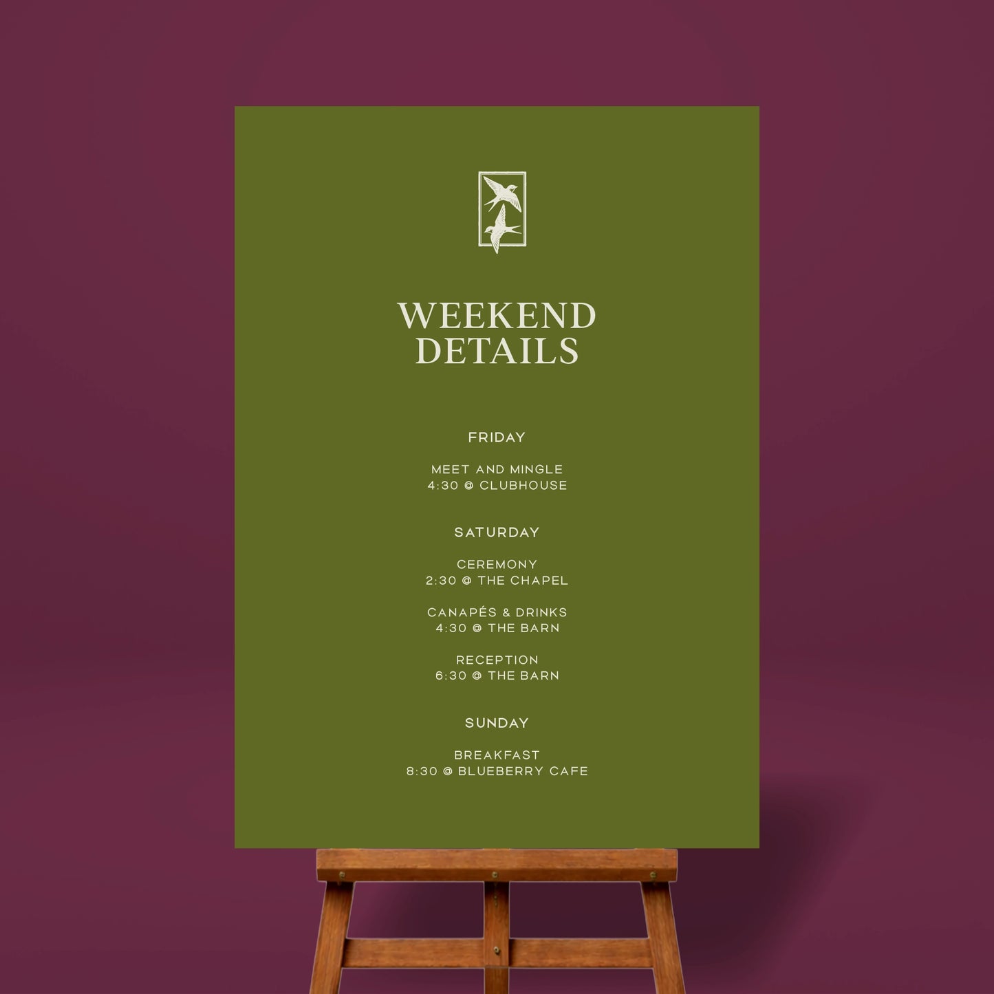 Weekend Timeline - Ever After