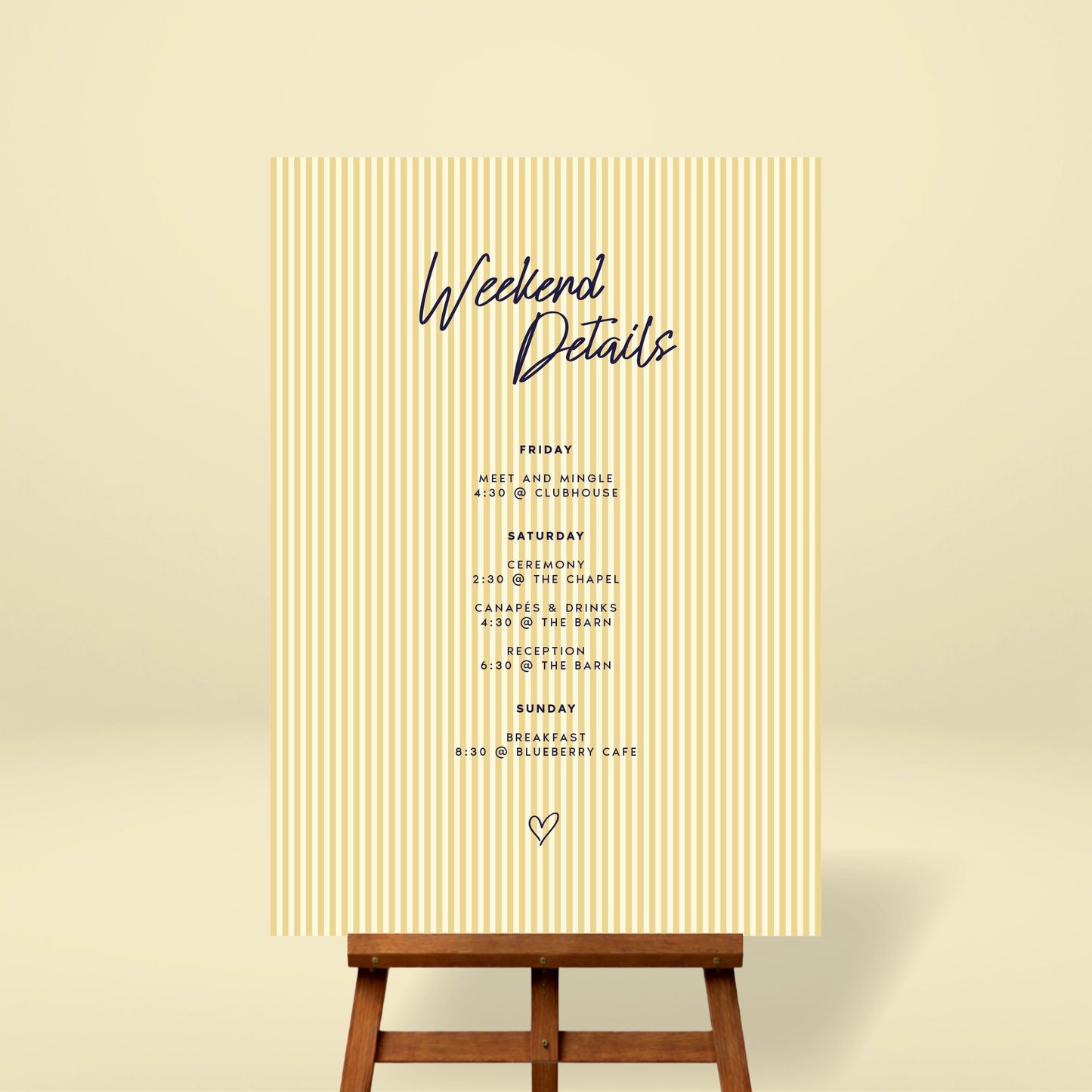 Weekend Timeline - Limoncello