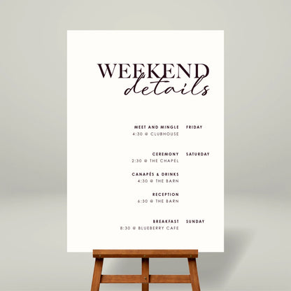Weekend Timeline - Forever